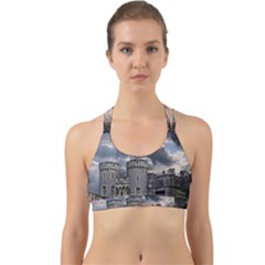 Castle Building Architecture Back Web Sports Bra