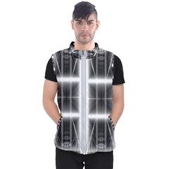 Geometry Pattern Backdrop Design Men s Puffer Vest by Celenk