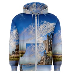 Ruin Church Ancient Architecture Men s Zipper Hoodie by Celenk