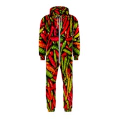 Chilli Pepper Spicy Hot Red Spice Hooded Jumpsuit (kids) by Celenk