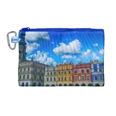 Buildings Architecture Architectural Canvas Cosmetic Bag (large)
