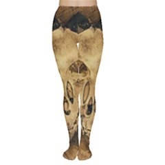 Skull Demon Scary Halloween Horror Women s Tights