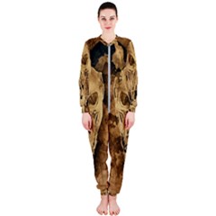 Skull Demon Scary Halloween Horror Onepiece Jumpsuit (ladies)  by Celenk