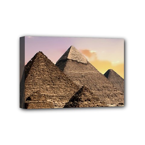 Pyramids Egypt Mini Canvas 6  X 4  by Celenk