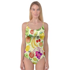 Cute Fruits Pattern Camisole Leotard  by paulaoliveiradesign