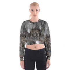 Armageddon War Apocalypse Cropped Sweatshirt by Celenk