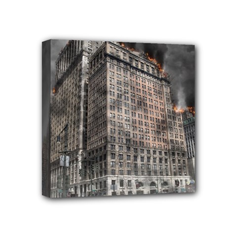 World War Armageddon Destruction Mini Canvas 4  X 4  by Celenk