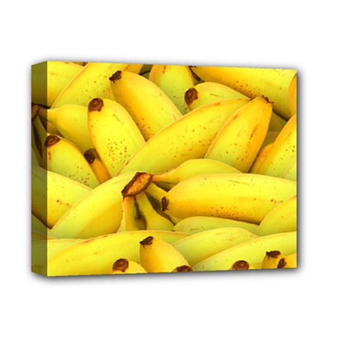 Yellow Banana Fruit Vegetarian Natural Deluxe Canvas 14  X 11  by Celenk