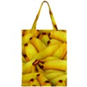 Yellow Banana Fruit Vegetarian Natural Zipper Classic Tote Bag View1