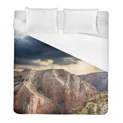 Nature Landscape Clouds Sky Rocks Duvet Cover (full/ Double Size)