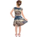 Nature Landscape Clouds Sky Rocks Kids  Short Sleeve Dress View2