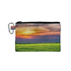 Countryside Landscape Nature Rural Canvas Cosmetic Bag (small) by Celenk