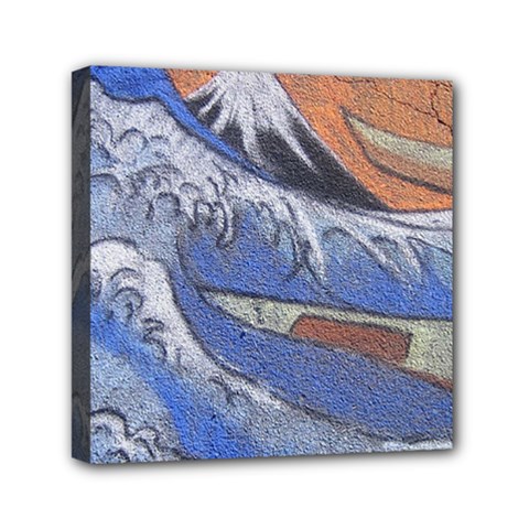 Harvard Mayfair Hokusai Chalk Wave Fuji Canvas Travel Bag by Celenk