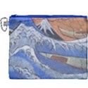 Harvard Mayfair Hokusai Chalk Wave Fuji Canvas Cosmetic Bag (XXXL) View1