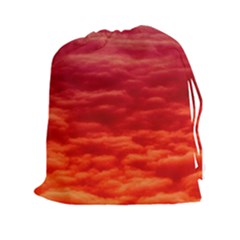 Red Cloud Drawstring Pouches (xxl) by Celenk