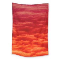 Red Cloud Large Tapestry by Celenk