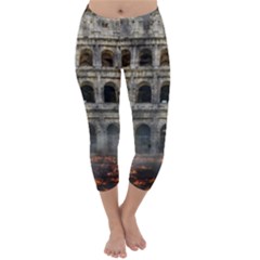 Colosseum Italy Landmark Coliseum Capri Winter Leggings 