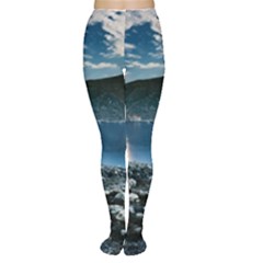 Shore Mountain Water Landscape Women s Tights