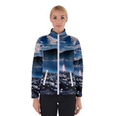 Shore Mountain Water Landscape Winterwear by Celenk