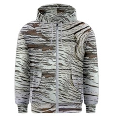 Wood Knot Fabric Texture Pattern Rough Men s Zipper Hoodie by Celenk