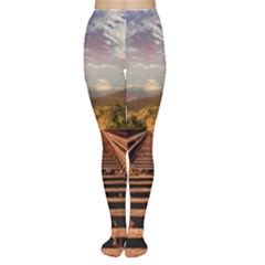 Railway Track Travel Railroad Women s Tights