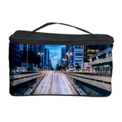 Urban Street Cityscape Modern City Cosmetic Storage Case by Celenk