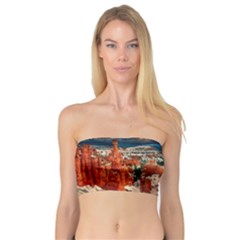 Snow Landscape Winter Cold Nature Bandeau Top by Celenk