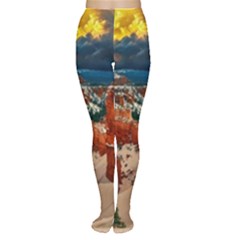 Snow Landscape Winter Cold Nature Women s Tights