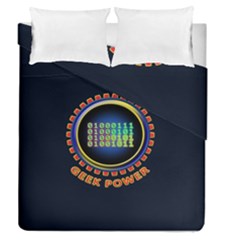 Geek Power Duvet Cover Double Side (queen Size)