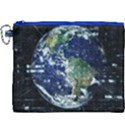 Earth Internet Globalisation Canvas Cosmetic Bag (XXXL) View1