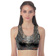 Destruction War Conflict Death Sports Bra by Celenk