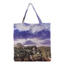 Mountain Snow Landscape Winter Grocery Tote Bag View1