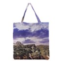 Mountain Snow Landscape Winter Grocery Tote Bag View2