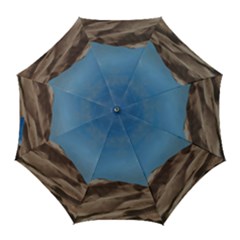 Sand Dune Desert Landscape Dry Golf Umbrellas by Celenk