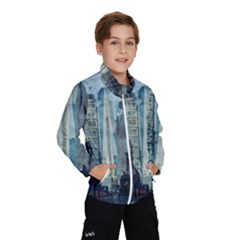 Storm Damage Disaster Weather Wind Breaker (kids) by Celenk