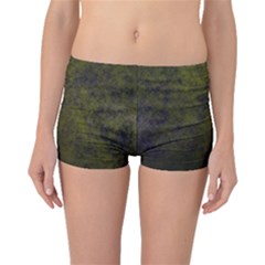 Green Background Texture Grunge Boyleg Bikini Bottoms by Celenk