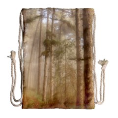 Forest Trees Wood Branc Drawstring Bag (large) by Celenk