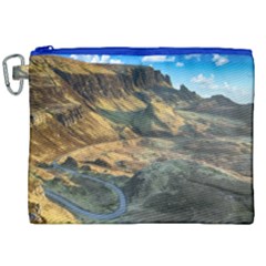 Nature Landscape Mountains Outdoor Canvas Cosmetic Bag (xxl)