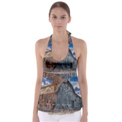 Banjo Player Outback Hill Billy Babydoll Tankini Top by Celenk