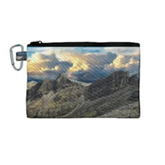 Landscape Clouds Scenic Scenery Canvas Cosmetic Bag (medium)