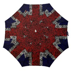 Union Jack Flag Uk Patriotic Straight Umbrellas by Celenk