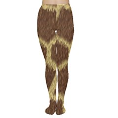 Background Texture Giraffe Women s Tights