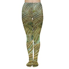 Rice Field China Asia Rice Rural Women s Tights