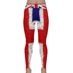 Union Jack Flag National Country Classic Yoga Leggings by Celenk
