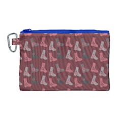 Rosegrey Boots Canvas Cosmetic Bag (large)