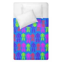 Neon Robot Duvet Cover Double Side (single Size)