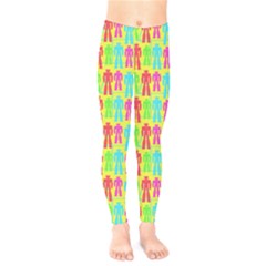 Colorful Robots Kids  Legging by snowwhitegirl