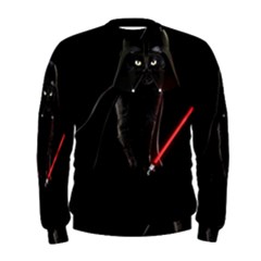 Darth Vader Cat Men s Sweatshirt by Valentinaart