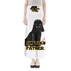 Darth Vader Cat Full Length Maxi Skirt by Valentinaart