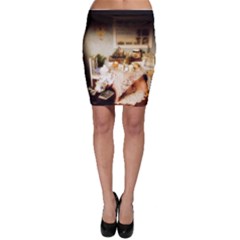 Dollhouse Christmas Bodycon Skirt by snowwhitegirl